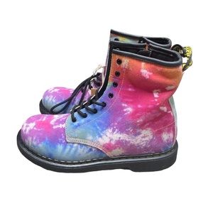 Dr Martens 1460 Youth tie dye boots